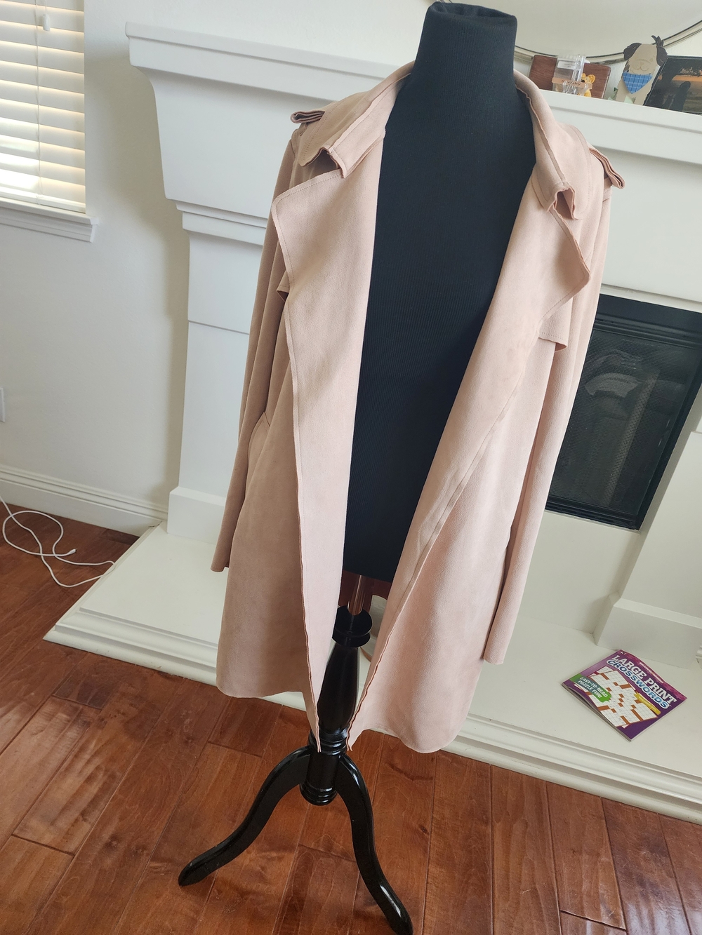 Shasa Blush Trench Coat